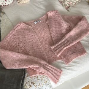 Danielle Guizio Soft Pink Women's Cardigan